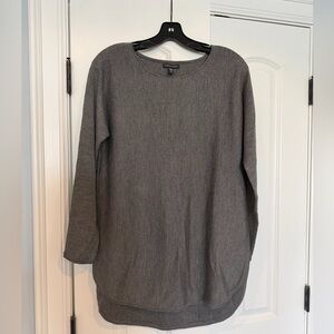 Eileen Fisher Charcoal Knit Top